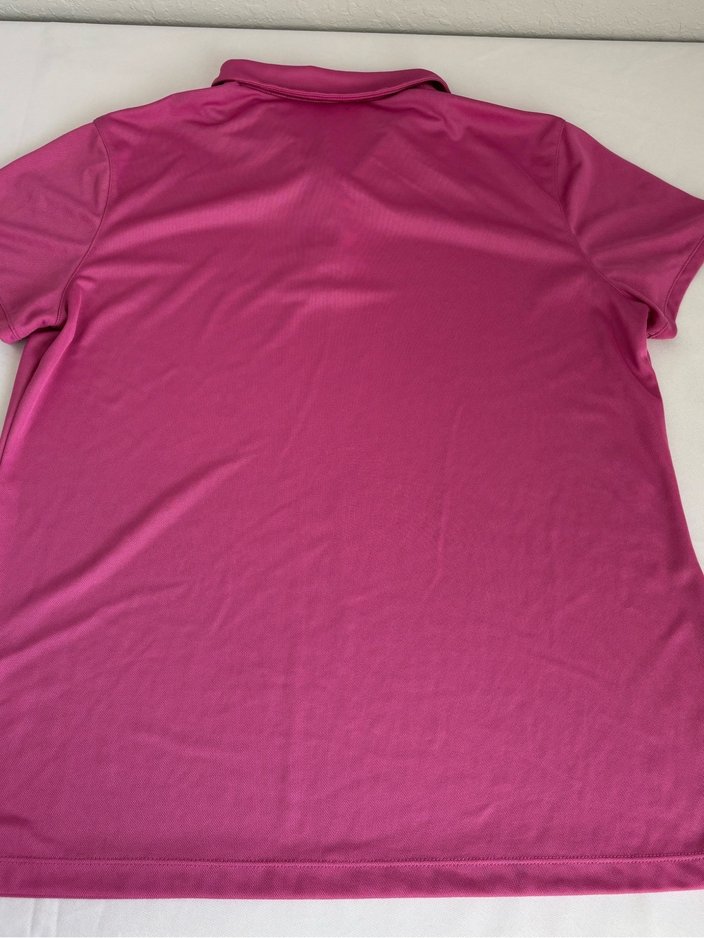 Nike Golf Polo Women’s Medium Pink Dri-fit Athletic Tennis Shirt - Picture 4 of 5